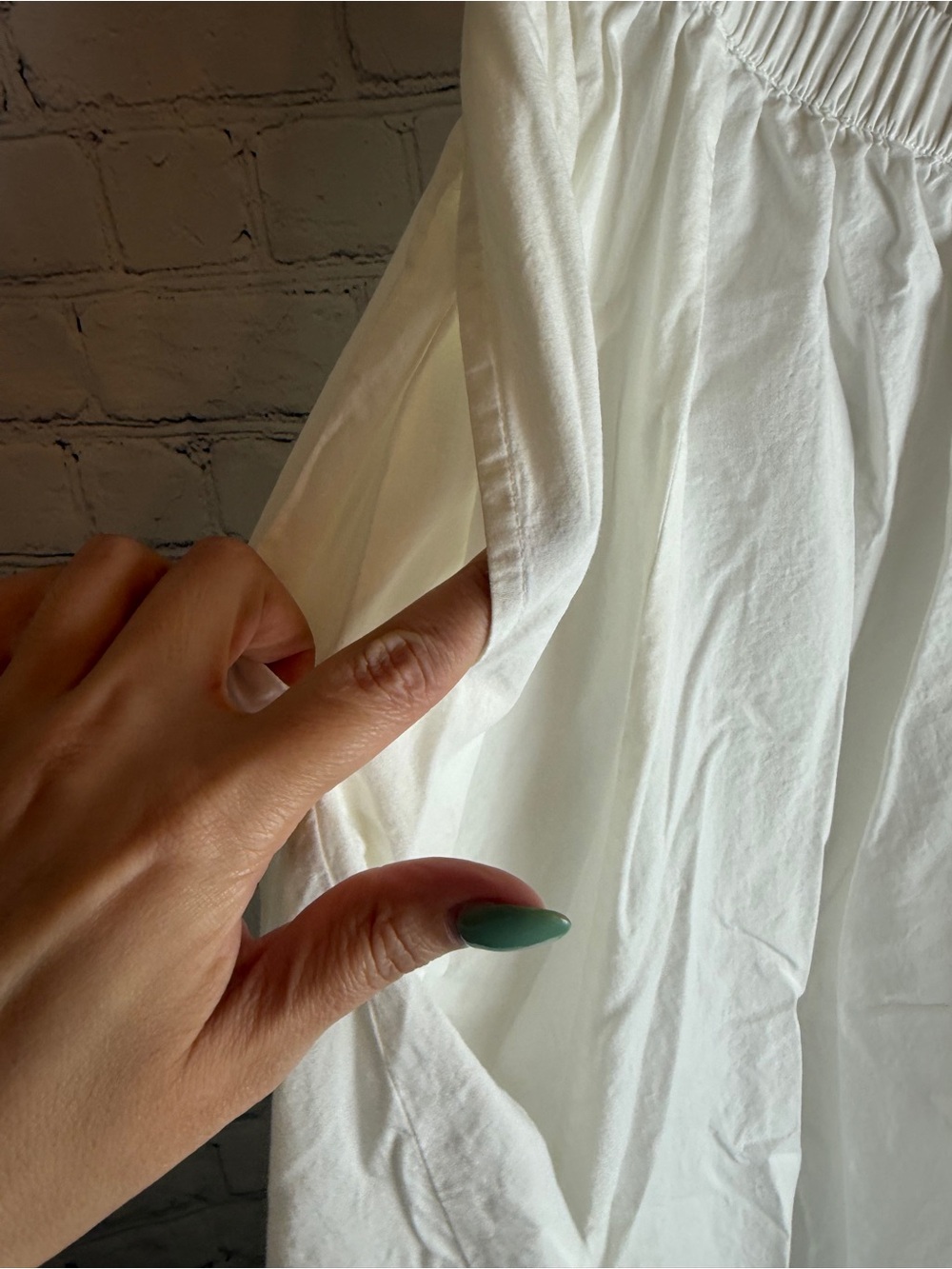 Free People White A-Line Midi Skirt Large - Picture 3 of 7